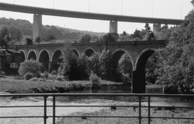 Le pont ferroviaire de Remouchamps